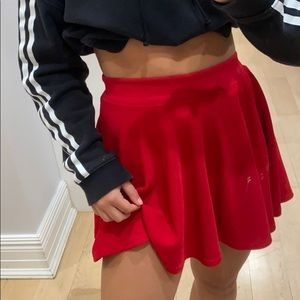 Cute red skirt